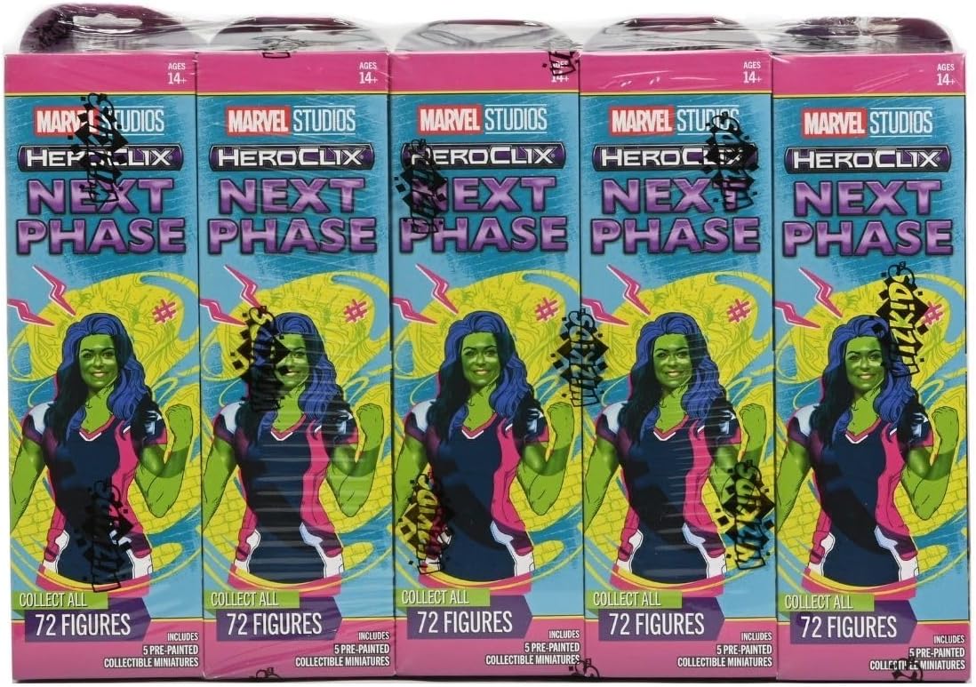 Marvel HeroClix: Marvel Studios Next Phase Booster Brick Tabletop Miniatures Game