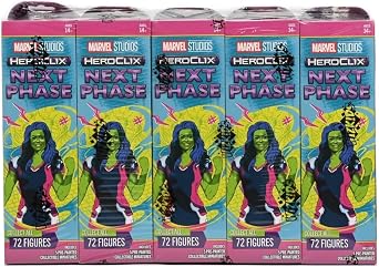 Marvel HeroClix Marvel Studios Next Phase Booster Brick carton de 10