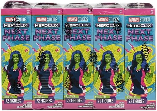 WizKids Marvel HeroClix Marvel Studios Next Phase Booster Brick Tabletop Miniatures Game