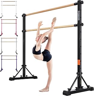 Adjustable Ballet Barre,Portable Dance bar,Fitness Equipment for Dance & Balance Excercise,Super Sturdy for Balance Workout,Weight Limit 250 LBS