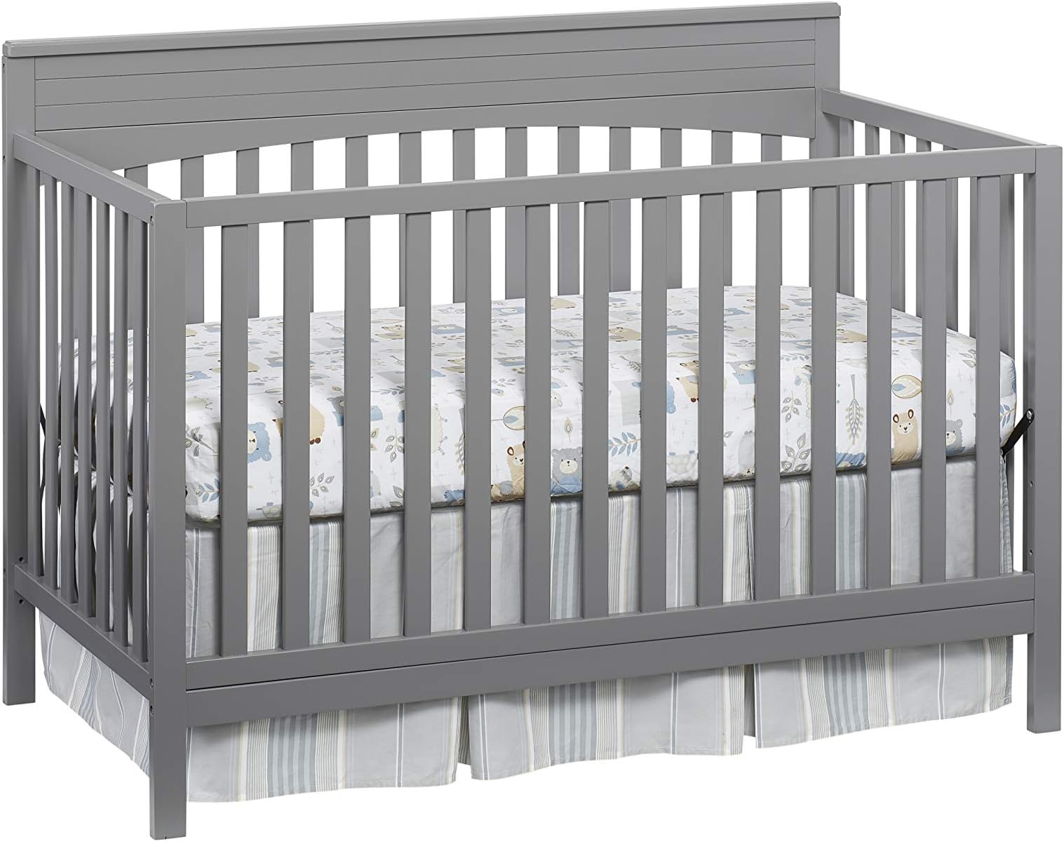 Harper 4-in-1 Convertible Crib, Dove Gray, GreenGuard Gold Certified