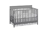 Oxford Baby Harper 4-in-1 Convertible Crib, Dove Gray, GreenGuard Gold Certified