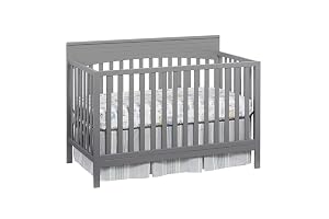 Oxford Baby Harper 4-in-1 Convertible Crib Dove Gray GreenGuard Gold Certified
