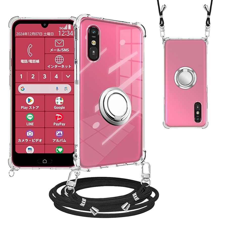 携帯アクセサリー Amazon.co.jp: For FCNT らくらくスマートフォン a A401FC/Lite