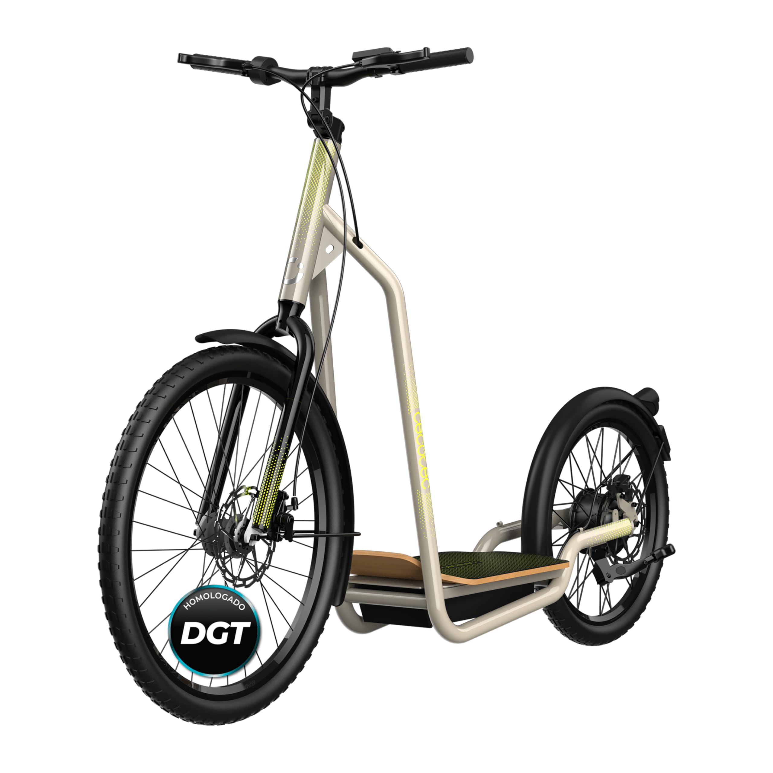 Cecotec Trotter Bike Offers a maximum power of 1300 W - 1000 W, Autonomy of 50-75 km, Fat Rear Wheel of 20" and Front of 26", Front Suspension, homologated