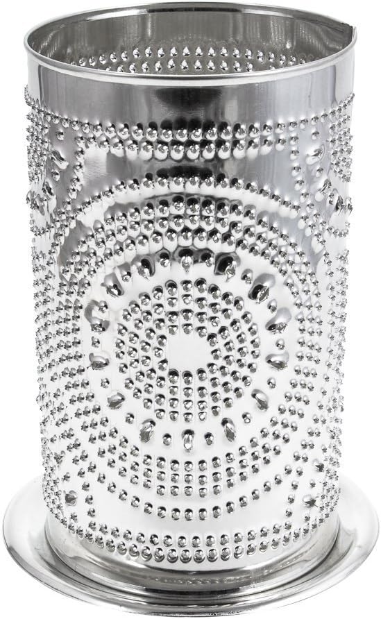 Punched Tin Candle Shade- New England Burst Pattern - Handmade Tinware in Canada