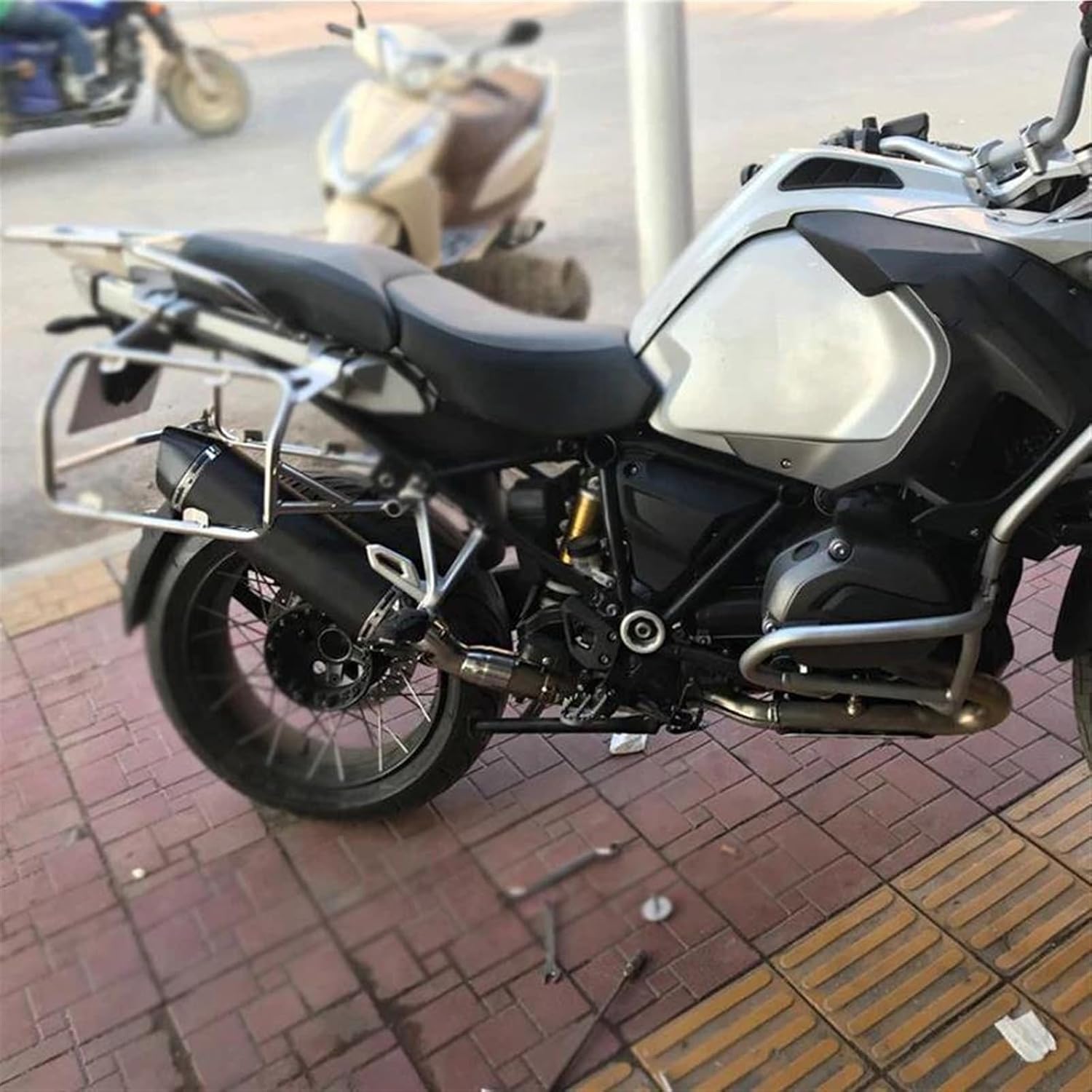 Motorcycle Exhaust Connect Pipe Systems 51 Mm For R1200GS ADV 2013-2019