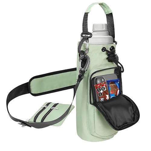 Hukidat Insulated Water Bottle Carrier Crossbody Bag