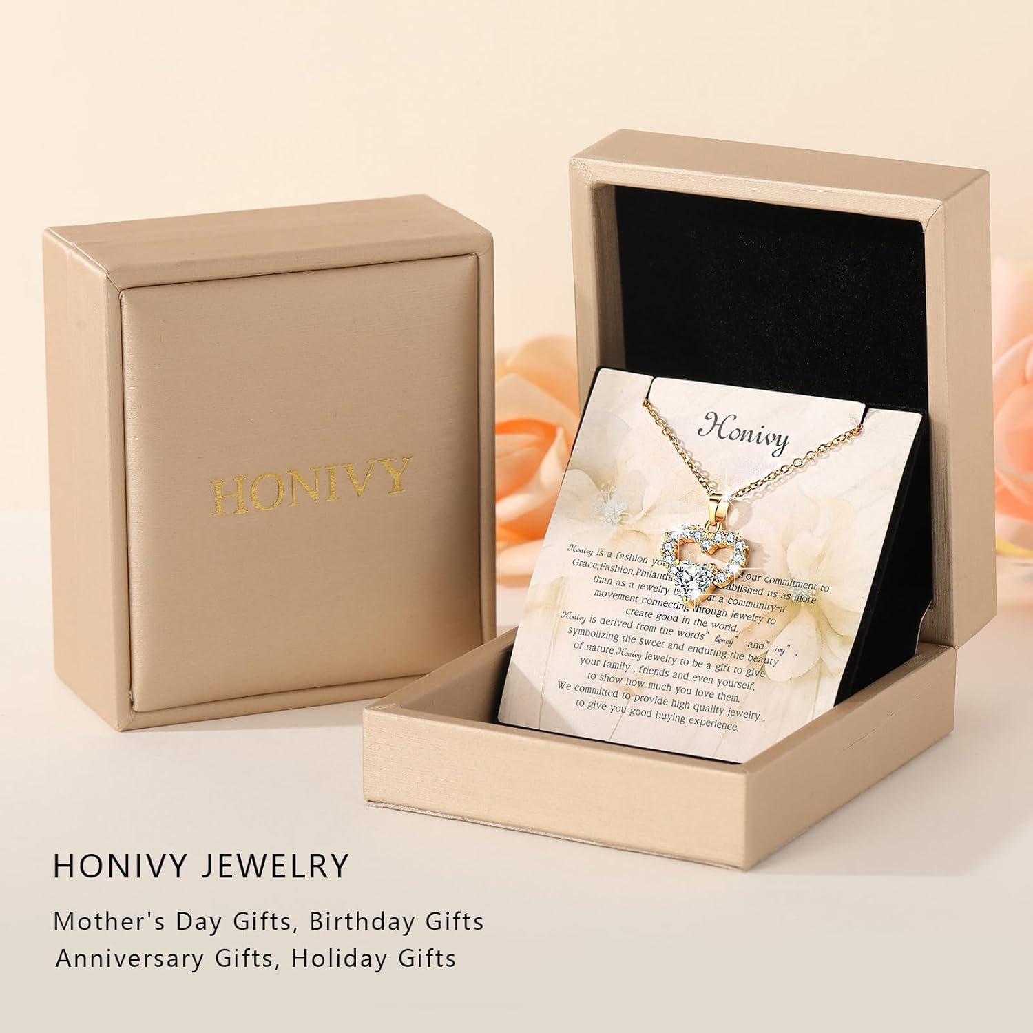 Dainty Gold Necklace for Women, 18K Real Gold Plated Necklace, White Gold Cross Silver Necklace, Cubic Zirconia Necklace, Birthday Gifts for Women Jewelry - Image 8