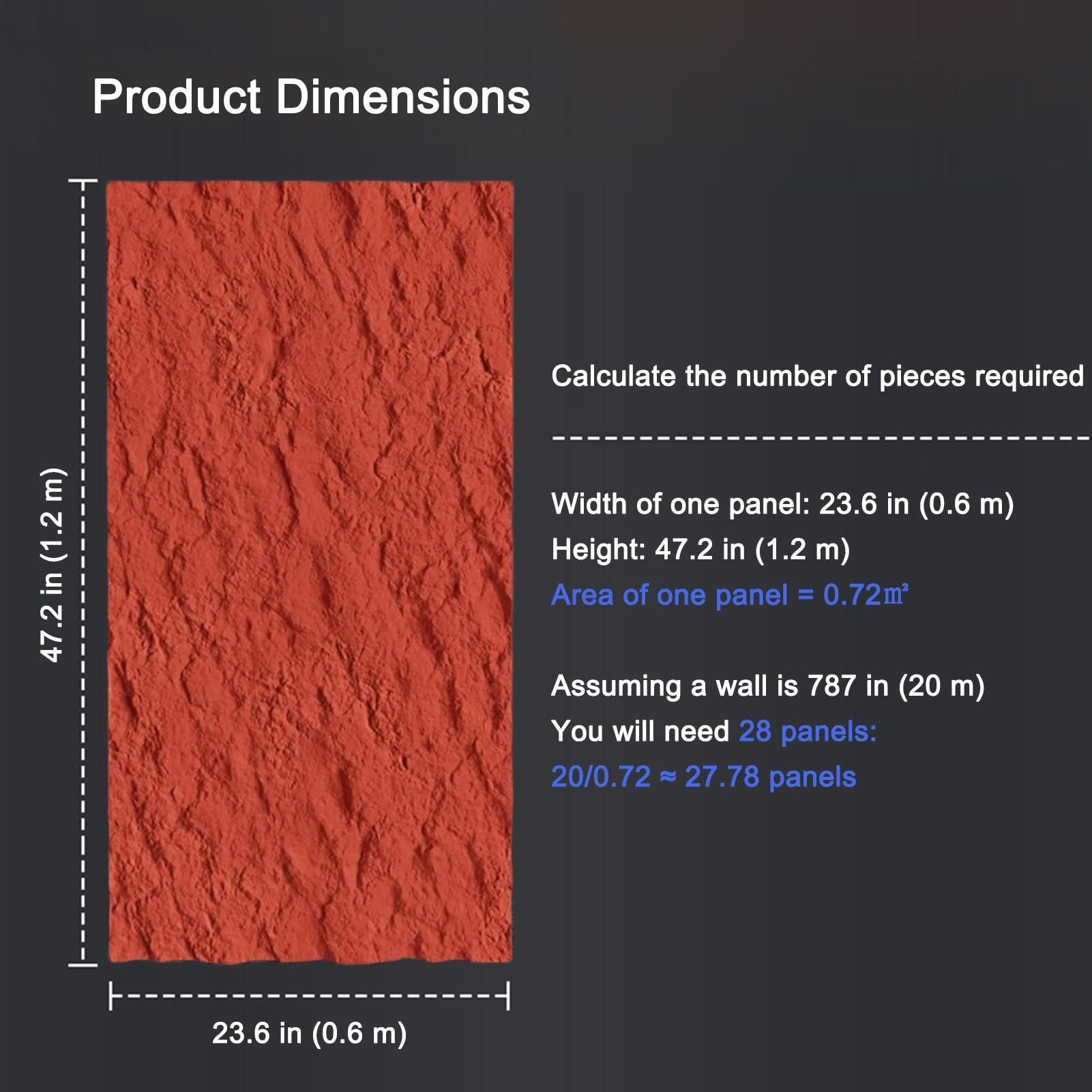 Paneles de pared 3D imitación piedra, revestimiento de ladrillo con textura de cemento PU, impermeable y ligero, revestimiento de pared para decoración de interiores para pared de TV, oficina, sa
