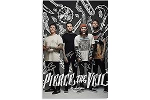 lugEMa Rock Band Pierce the Veil Canvas Art Poster - A Captivating...