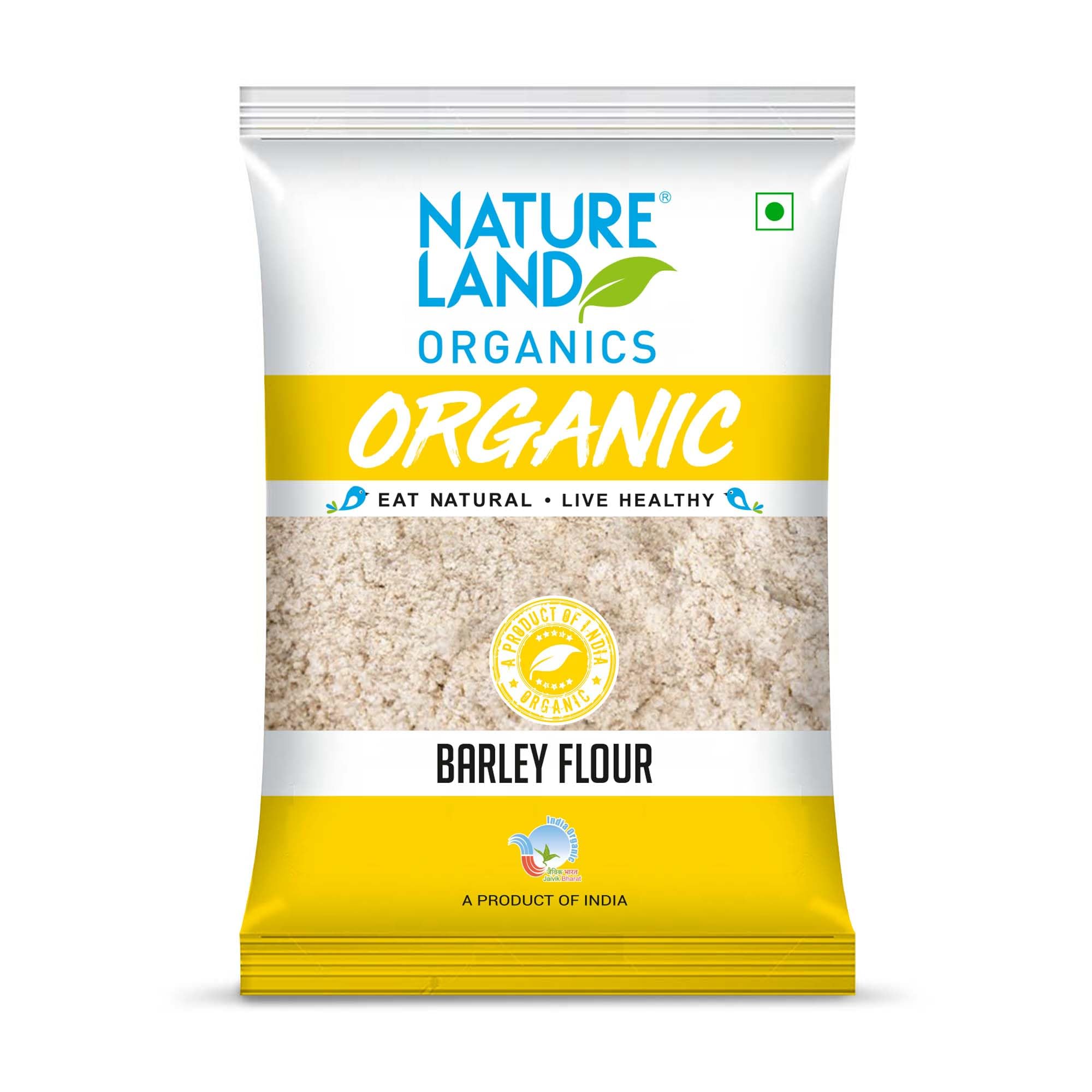 NATURELAND ORGANICS Nature Land Organics Barley Flour-500G Pouch