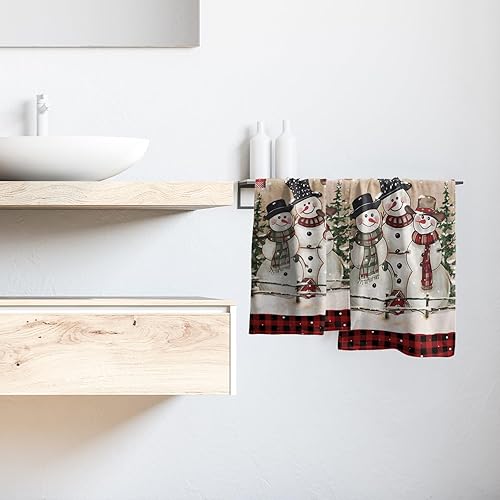 Vista 357 de Giwawa Juego de 2 toallas de mano de pino con ciervos del bosque, toallas de baño, suaves y absorbentes, para bar, bar, cocina, hotel, spa, Ciervo