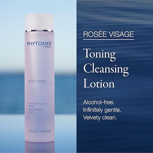 Miniatura 2 de PHYTOMER Rosee Visage Loción limpiadora tonificante | Limpiador todo en uno, removedor de maquillaje y tóner para la cara, sin alcohol, ingredientes