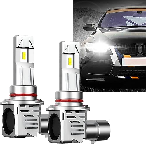 Miniatura 1 de Yumfugu 2 bombillas LED antiniebla 9005HB3 para automóvil, luz delantera LED para automóvil, kit de bombillas LED superbrillantes de 6000 K, luz