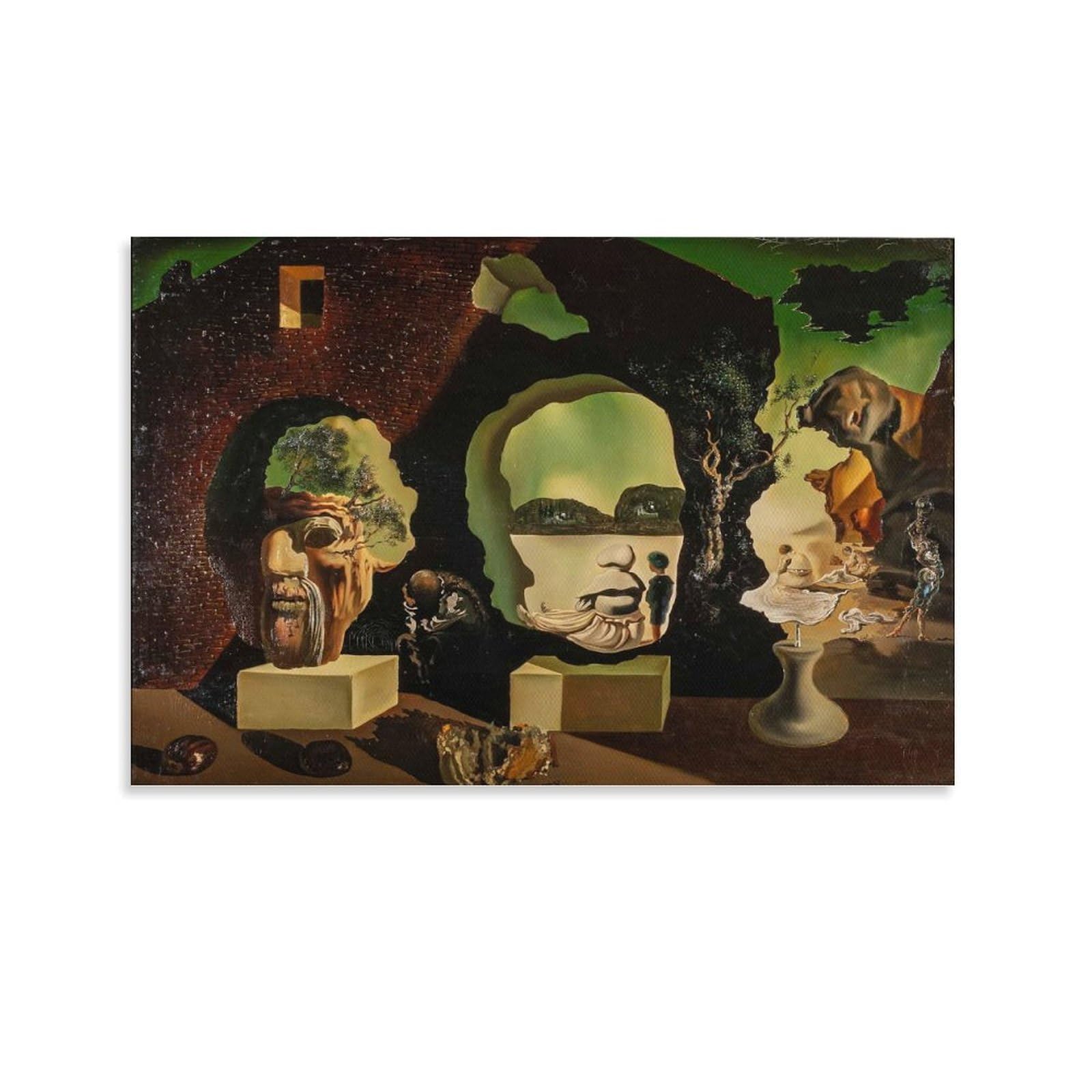 Salvador Dali Wall Art Prints 《The Three Ages》art Poster Artworks Picture Print Poster Wall Art Painting Canvas Decor Home Posters 20x30inch(50x75cm)