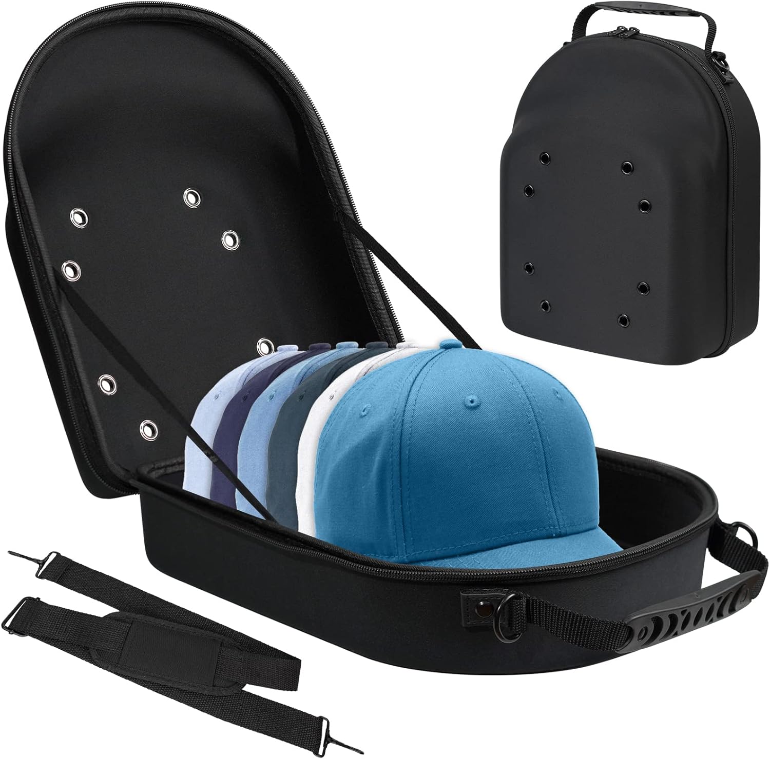 JOENCOST Hat Travel Case,Hat Carrier Case with Carrying Handle and