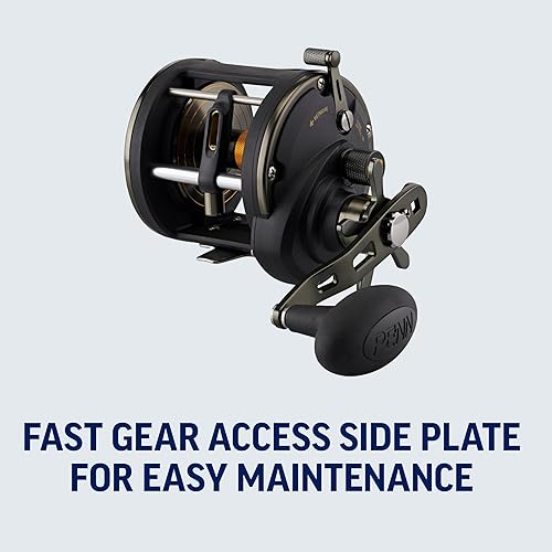 Miniatura 7 de Nuevo! Carrete de pesca convencional Penn Squall II Level Wind