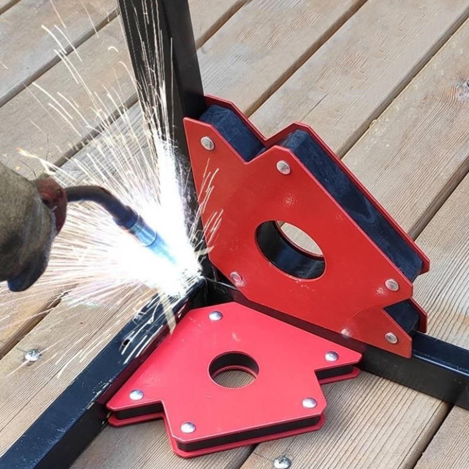 Zacisk Spawalniczy Magnes Kątowy Mocujący Siła Trzymania