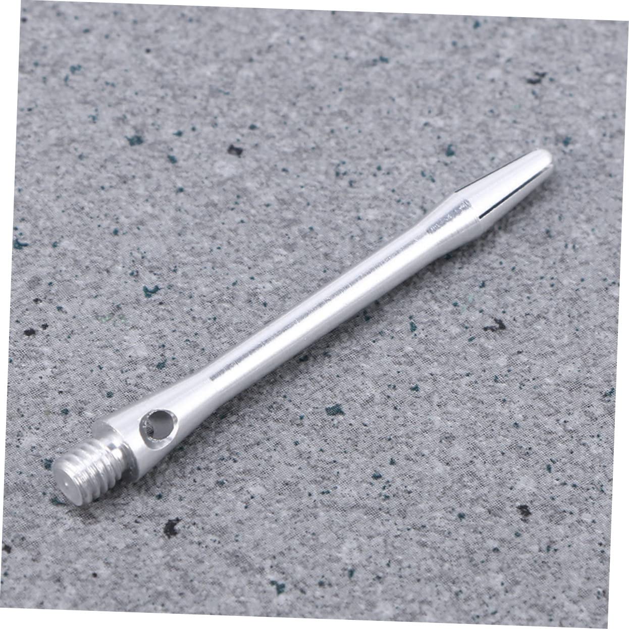 Mipcase Metal Shafts 10pcs 48mm Aluminum Alloy 2ba Screw Thread Silver for Throwing Toys