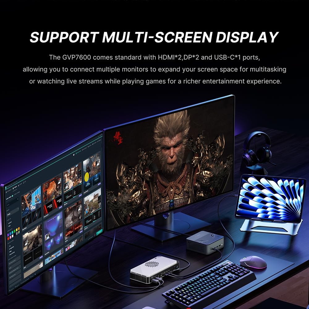 グラフィックボード・グラボ・ビデオカード BOSGAME GVP7600 eGPU Amazon.co.jp: BOSGAME GVP7600 eGPU パッケージ ポータブルeGPU