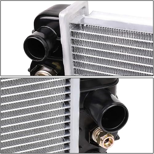 Miniatura 9 de DNA Motoring OEM-RA-13199 Radiador de enfriamiento de aluminio estilo fábrica compatible con Cruze 2010-2017 1.6L 1.8L, 26-34 pulgadas de ancho x