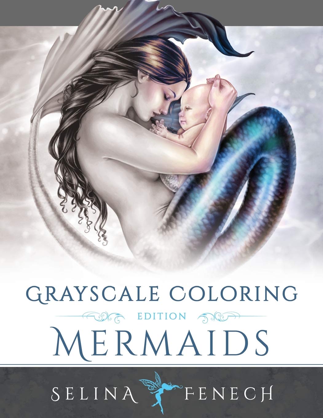 Mermaids Grayscale Coloring Edition (Grayscale Coloring by Selina Fenech) Paperback – May 13, 2016
