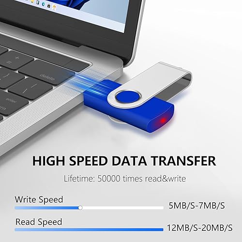 Miniatura 4 de AreTop AreTop - Paquete de 100 unidades flash USB de 2 GB, unidades de pulgar USB 2.0 premium a granel USB Pendrive Memory Stick Jump Drive 100