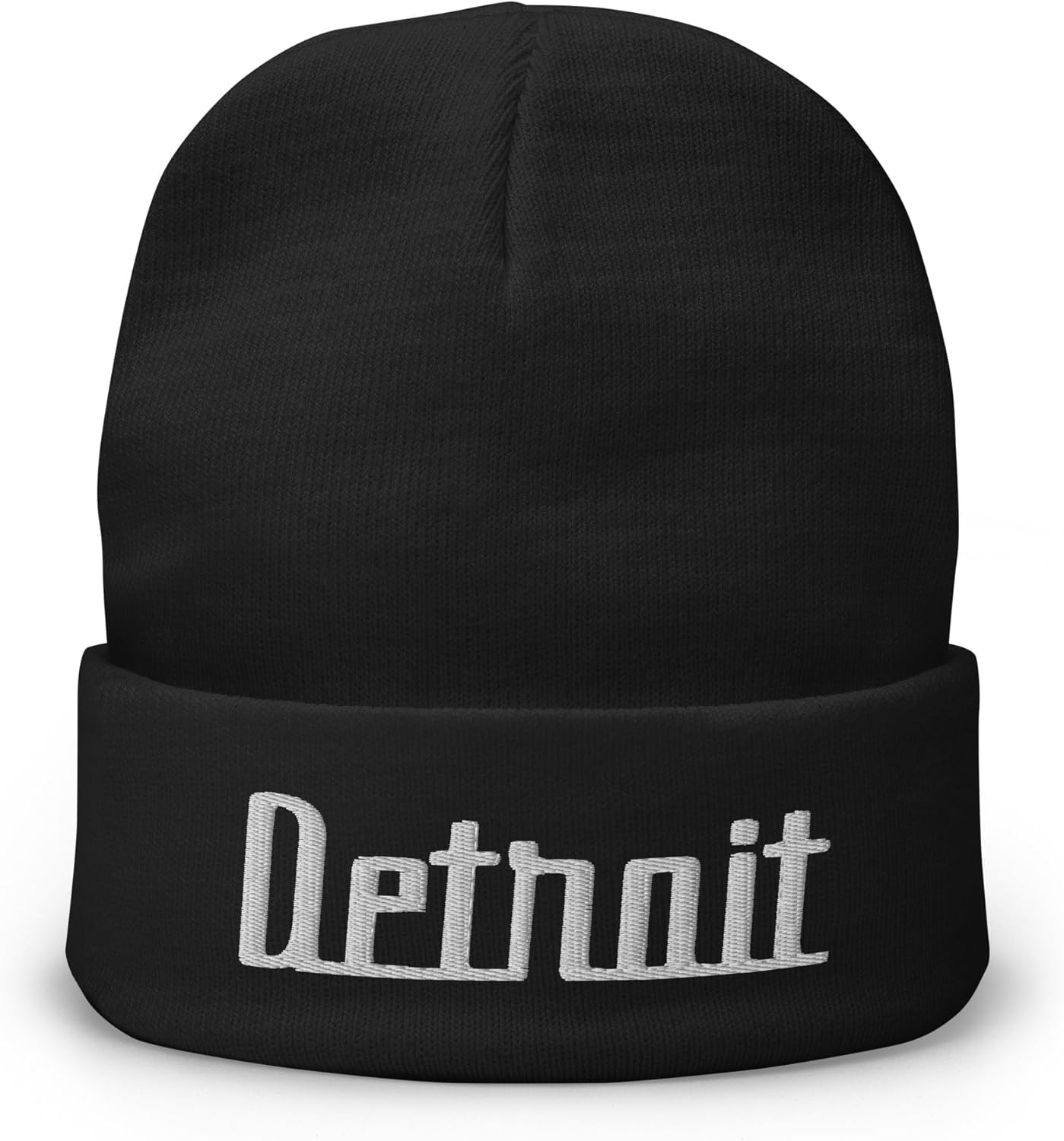 Retro Detroit Beanie Cap Vintage Detroit MI Winter Hat