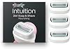 Wilkinson Sword Intuition 2in1 Soap & Shave Nourishing Razors for Women, Built-in Vegan Soap, 3 Women's Razor Blade Refills
