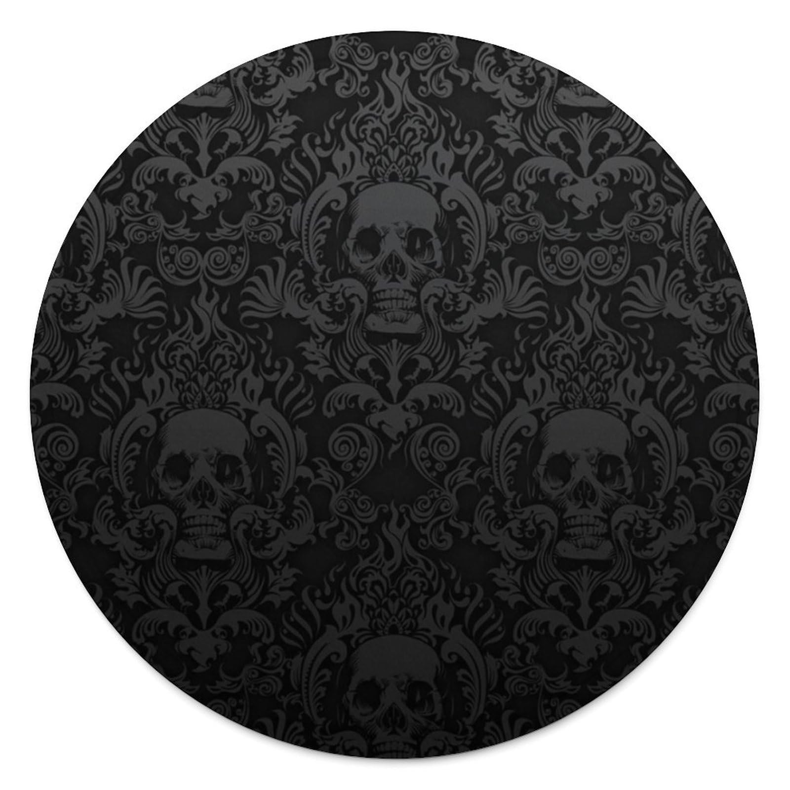 Couverture skull damassé flanelle pour cocooning au bureau