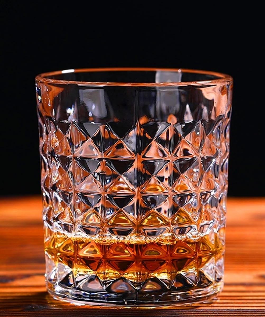 Crystal Whiskey Glasses Set - 6 Premium Tumblers -22