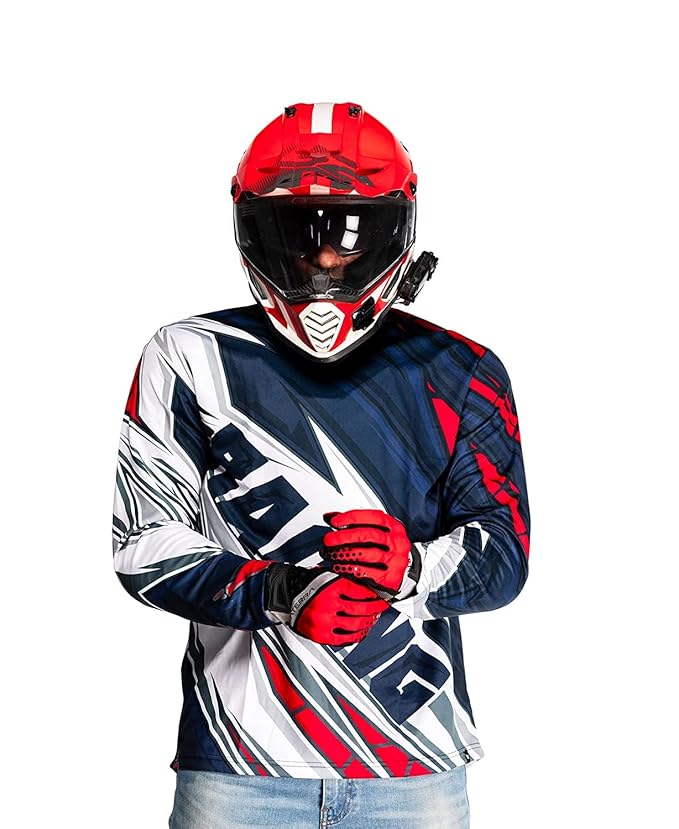 WANDERLOOMS Boy's and Men's Full Sleeve Racing Primo Printed Clothes Biker Jersey Riding Sports Tshirt