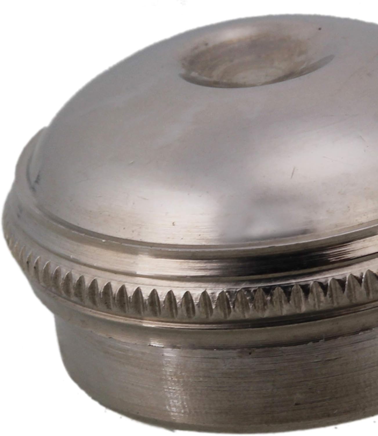 Nickel Plated Brass Silver Head Crown Headjoint Screw Cap Flute Replacement Part : Musical Instruments