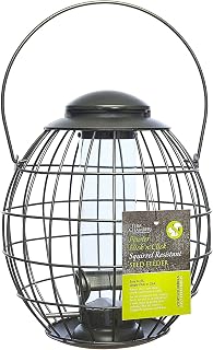 Tom Chambers Pewter Flick 'n' Click Squirrel Proof Bird Seed Feeder