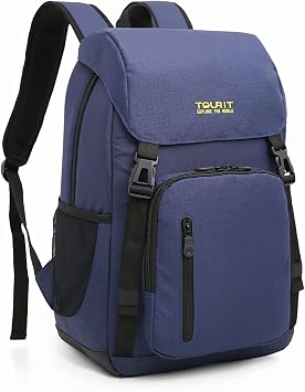 TourIt nsulated Cooler Backpack Picnic Cooler 28 Cans TR0260010A031, Navy Blue