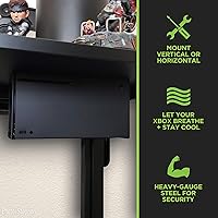 Vista 5 de HIDEit Mounts for Xbox Series X - Xbox Series X Wall Mount, Steel Mount for No Sag