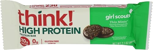 Think!, Bar Protein Chocolate Mint Sgl, 2.1 Ounce