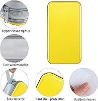 Vista 2 de Estuche para CD, capacidad para 80 unidades, para CD/DVD, cartera, de plástico duro, CD y DVD, carpetas de almacenamiento para automóvil, hogar