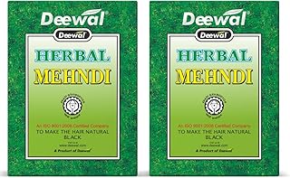 herbal Black mehndi for man & woman with 100% Pure & Natural, for hand and hair, 80g - Black