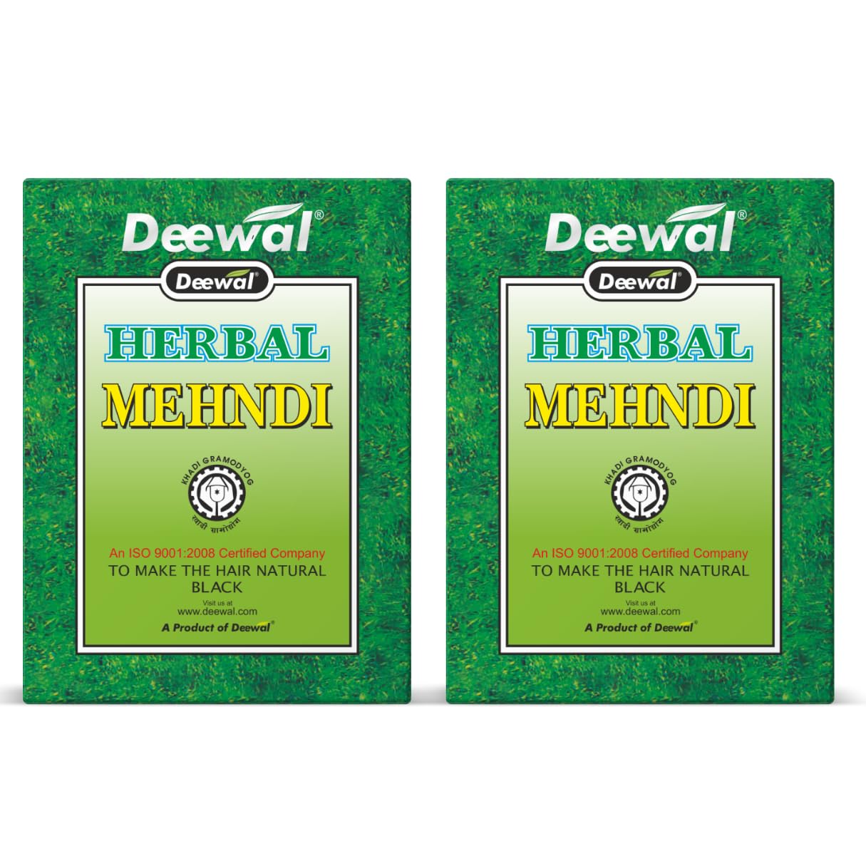 Deewal herbal Black mehndi for man & woman with 100% Pure & Natural, for hand and hair, 80g - Black