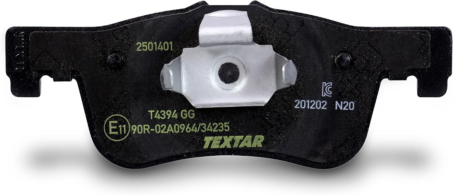 Textar Original Brake Pad Set, Disc Brake, Front Axle, 2501401