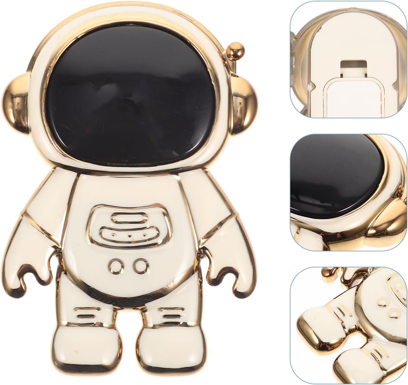 OSALADI 2pcs Cartoon Astronaut Phone Holder Stand for Bedroom Store Xmas image 3