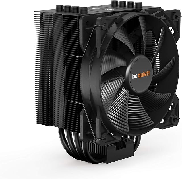 Be Quiet BK007 Pure Rock 2 Black CPU Cooler, 120MM PWM Fan, Fits Both Intel And AMD Sockets, Three Year Cover