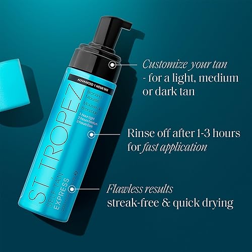 Miniatura 3 de Mousse para auto bronceado Express Advanced St Tropez 67onzas líquidas