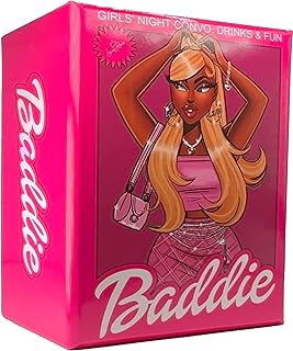 Baddie Drinking Cards Fun Adult Black-Owned Girls' Night Card Game for Women & Adults – Perfect for Bachelorette Parties, Girls' Trips, Pre-Game Drinking Fun, and More