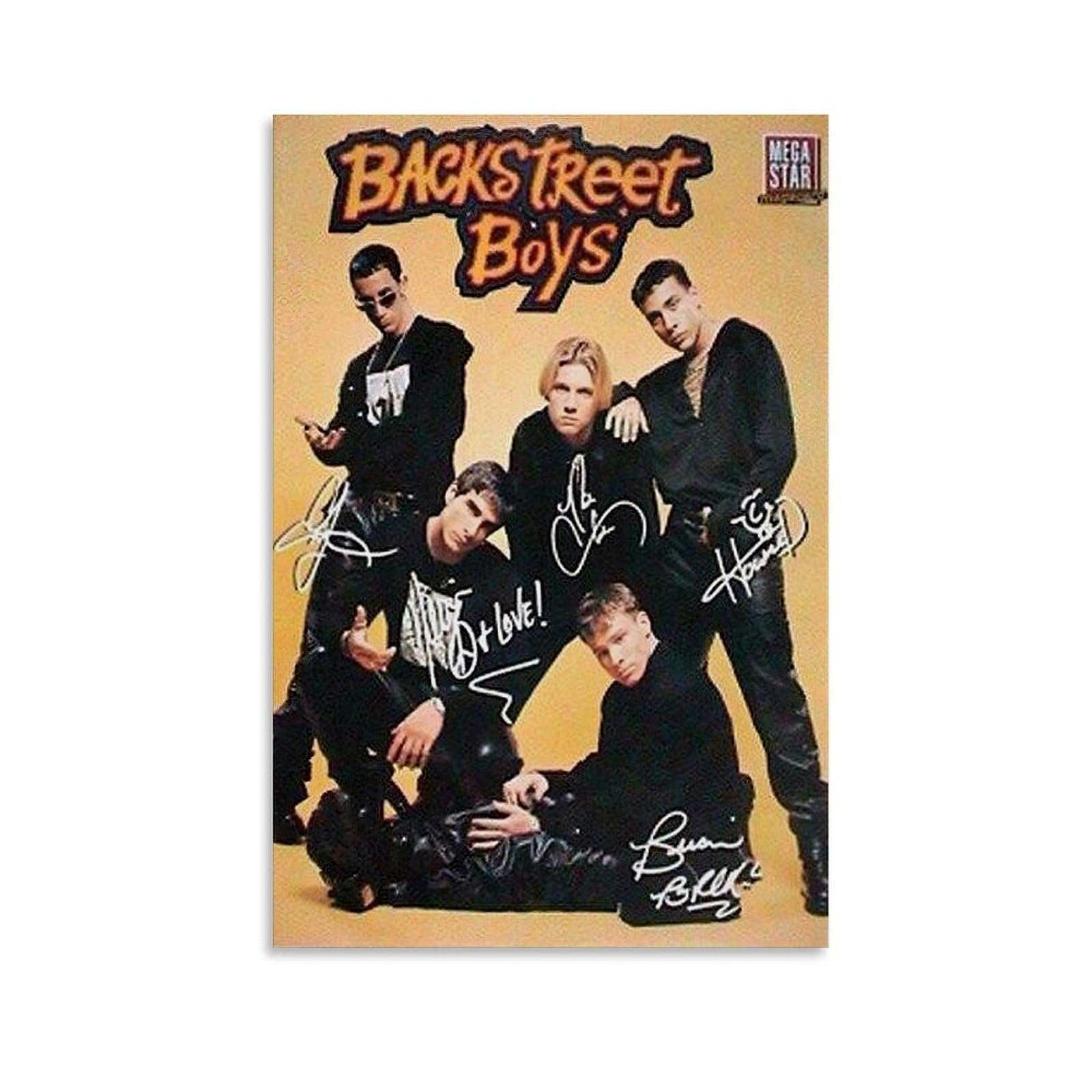 Poster Tela Backstreet Boys Vintage – Stampe Da Parete Anni '90, Arte Pop Da Collezione, Perfetto Per Fan E Regali