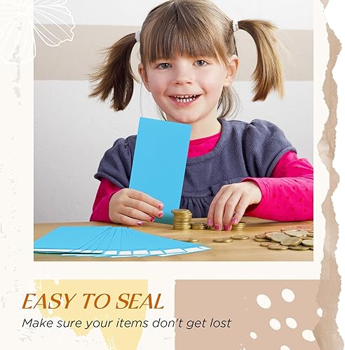 Miniatura 4 de Fulmoon 500 sobres para efectivo de 3.5 x 6.5 pulgadas, sobres de dinero de Navidad de 3.5 x 6.5 pulgadas, sobres de regalo con solapa engomada,