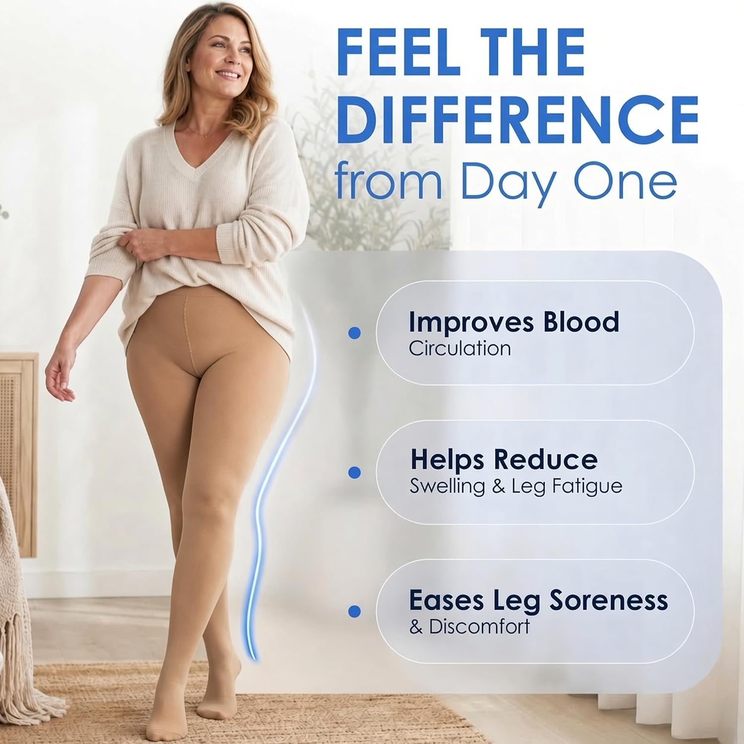 ABSOLUTE SUPPORT Compression Pantyhose 20-30mmHg