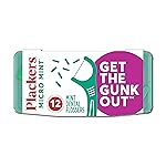 Plackers Micro Mint Dental Flossers, Travel Pack, Perfect Travel Size, Easy Storage, Dental Care On-The-Go, Fresh Mint Flavor, 12 Count
